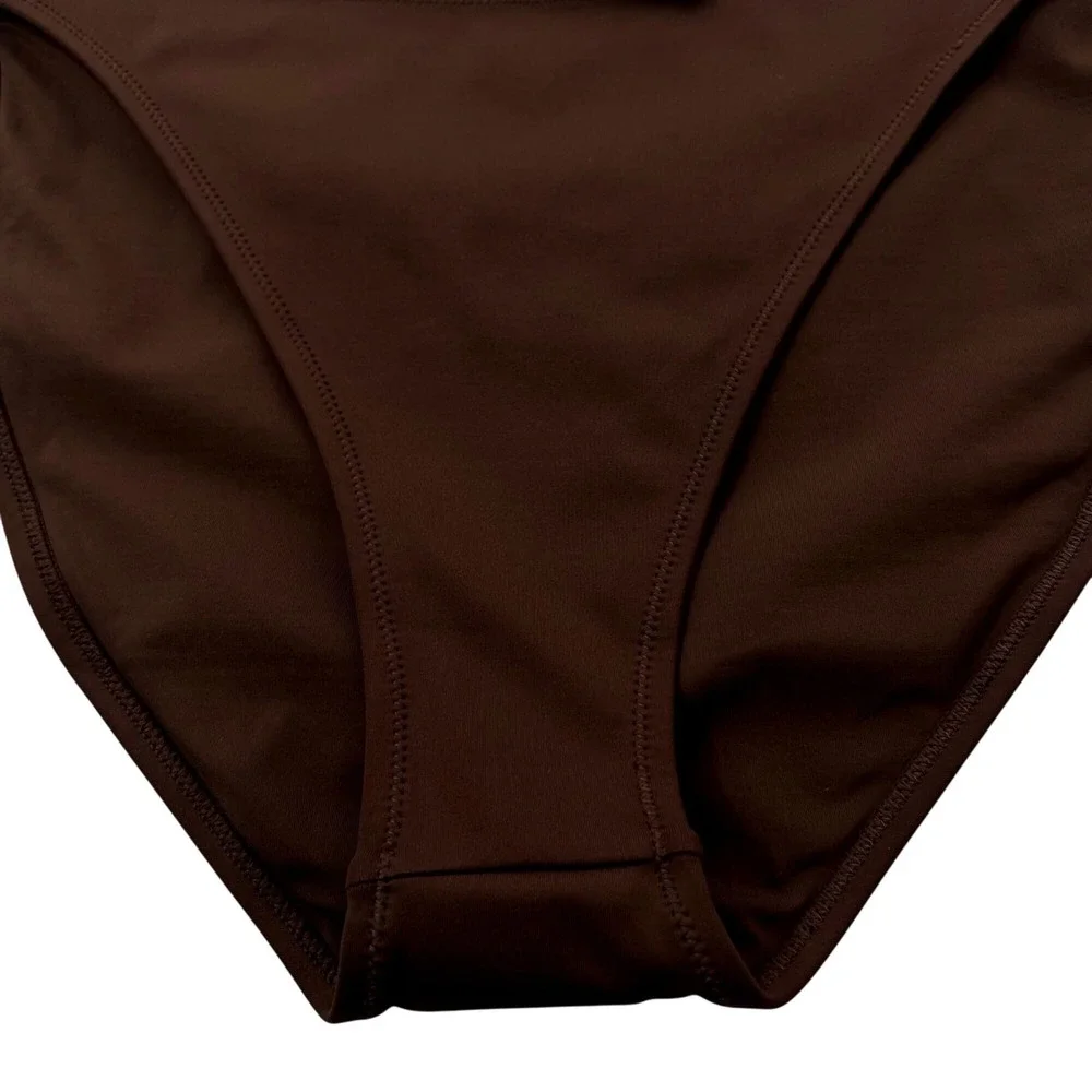 SKIMS Shaping Swim Dipped Bikini Bottom‎ Cocoa 2X